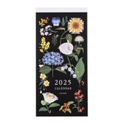 COC-CLH-B3SFI-25 [限定 壁掛けカレンダー2025花イラスト/四六4切スリム]