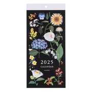 COC-CLH-A4SFI-25 [限定 壁掛けカレンダー2025花イラスト/A4スリム]