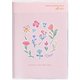 2025年 家族手帳 B6薄型（日） 花と鳥ピンク 114SHB