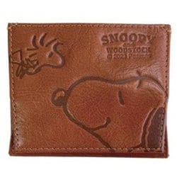 SN0145 [スヌーピーレザーコレクション スマイル BOXコインケース 牛革 CA]