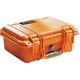 1400 プロテクターケース オレンジ フォームなし 9.0L 34×29.5×15.2cm 正規品 ハードケース 1400-001-150