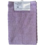 FO800502 [ホテルタイプ フェイスタオル 2枚組 ブリック PINK 34×80cm]
