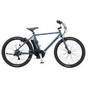 電動アシスト自転車 BASE one 26インチ 36V 8.5Ah 外装7段 マットアッシュブルー TDE-602L-MBL