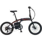 電動アシスト折り畳み自転車 CYCOO EPPE 20インチ 36V 6Ah 外装6段 ブラック/レッド TDN-229L-BLACK/RED