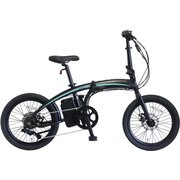 電動アシスト折り畳み自転車 CYCOO EPPE 20インチ 36V 6Ah 外装6段 ブラック/ブルー TDN-229L-BLACK/BLUE