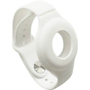 ATB-2 WH [AirTag 保護＆迷子防止 見守りベルト for KIDS シリコンベルト採用 ホワイト]
