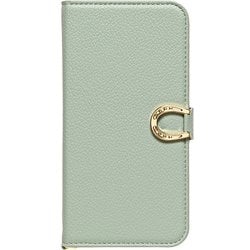 iP23-61-ORF02 [ORFE iPhone 15/14用 手帳ケース ミントグリーン]