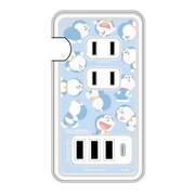 ドラえもん USB Type-C付 ACタップ 総柄 DR-135B