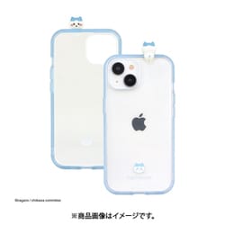 CK-28B [ちいかわ フレーム IIIIfit Clear iPhone 15/14/13 対応 ケース ハチワレ]