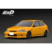 IG3541 1/18 イニシャルD ホンダ シビック EK9 Type R イエロー [レジンキャストミニカー]