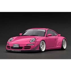 イグニッションモデル 1/18 RWB 997 ピンク/WORK S1タイプ18