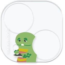 PG-GXMACLG1GAC [iPhone 15/15 Plus/14/14 Plus用カメラフルプロテクター ガチャピン×ムックデザイン ガチャピン]