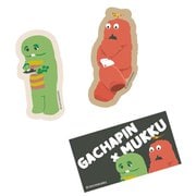PG-GXMSTK1GXM [ステッカー ガチャピン×ムックデザイン 3枚セット]