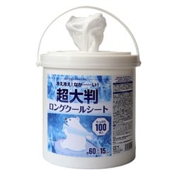 超大判ロングクールシート からだ用 100枚入 約60×15cm