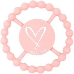 歯固め 3ヶ月～ 食洗機対応 シリコン製 Happy Teether PinkBlossom TE107