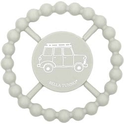 歯固め 3ヶ月～ 食洗機対応 シリコン製 Happy Teether SmokeGray TE115
