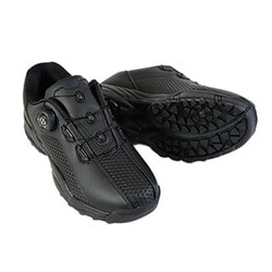 fosn-010m-013-BLACKxBLACK-270cm [ゴルフシューズ メンズ スパイクレス ダイヤルシューズ 27.0cm BLACKxBLACK]
