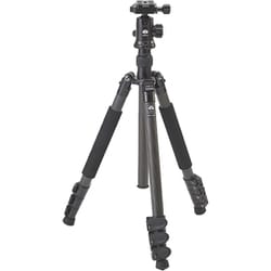 ETシリーズ カーボンファイバー製4段フリップロック式三脚セット（ボール雲台付き） ET-1204＋E-10-JP