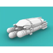 RMA144073 1/144 ブリムストーン 空対地ミサイル 18個 w/AGML III ランチャー 4個 [プラモデル用パーツ]