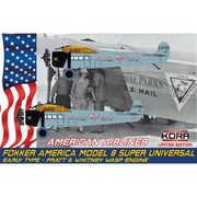 KORPK72190 1/72 フォッカーアメリカ モデル8スーパーユニバーサル（初期型）「米国旅客機」 [組立式プラスチックモデル]