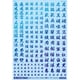 GM-659 1/144 GM フォントデカール No.5 漢字ワークス・サムライ プリズムブルー [プラモデル用品]