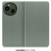 WORK47AO01-DG-AR9 [AQUOS R9 用 本革スマホケース/スタンド機能＆カードポケット付 ダルグリーン]