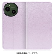 WORK47AO01-PL-AR9 [AQUOS R9 用 本革スマホケース/スタンド機能＆カードポケット付 ラベンダー]