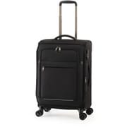 スーツケース TRIPLAYER(トリップレイヤー)ソフトタイプ 旅行日数目安:5~6泊 53L(+8)L TSAロック搭載 超軽量 日本国内設計 拡張可能&南京錠ロック簡単ファスナー付 ALP-7110-22 ブラック