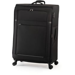 スーツケース TRIPLAYER（トリップレイヤー）ソフトタイプ 旅行日数目安：15～17泊 153L（+17）L TSAロック搭載 超軽量 日本国内設計 拡張可能&南京錠ロック簡単ファスナー付 ALP-7110-29 ブラック