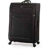 スーツケース TRIPLAYER(トリップレイヤー)ソフトタイプ 旅行日数目安:15~17泊 153L(+17)L TSAロック搭載 超軽量 日本国内設計 拡張可能&南京錠ロック簡単ファスナー付 ALP-7110-29 ブラック