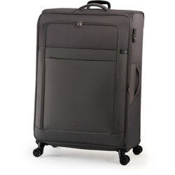 スーツケース TRIPLAYER（トリップレイヤー）ソフトタイプ 旅行日数目安：15～17泊 153L（+17）L TSAロック搭載 超軽量 日本国内設計 拡張可能&南京錠ロック簡単ファスナー付 ALP-7110-29 グレー