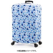 伸縮スーツケースカバー XL フラワーグレー