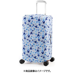 伸縮スーツケースカバー BOX-M フラワーグレー