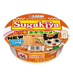 カップ SUGAKIYA ピリ辛ネギ 102g