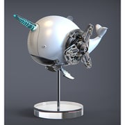 ZERO PLAIN メカニカル・オーシャン・キュート KK-01B 鯤（コン） ホワイト [塗装済完成品フィギュア]