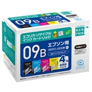 互換リサイクルインクカートリッジ エプソン IB09CL4B互換 ECI-EIB09B-4P