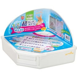 ML-457 [うさぎの超カンタンおそうじトイレ スクエアW 吸水消臭セット]