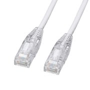 LANケーブル CAT6 カテゴリ6 ツメ折れ防止 やわらか スリム より線 3m ホワイト KB-SL6YS-03W