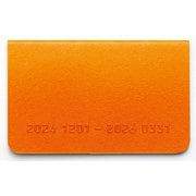 2025年 カードサイズダイアリー オレンジ 2024年12月始まり RFD2513D