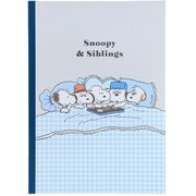 限定 ノート B5 罫線 PEANUTS Relax Siblings ライトブルー S2642654