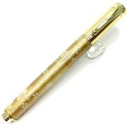 和紙マグネットCap式・万年筆/金箔格子(金色) TWM2355