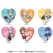 初音ミク＆ピアプロキャラクターズ ハート型缶バッジ 1個 [コレクショントイ]