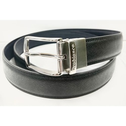 ORB-011204 D BK/NV [Orobianco（オロビアンコ） 牛革リバーシブルベルト 30mm ブラック/ネイビー 日本製]