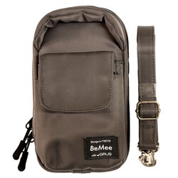 BeMee with GRUS スマートフォンポーチ グレー BMWG01-GRY