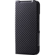 PM-P242PLFUCB [Google Pixel 9/Google Pixel 9 Pro ケース レザー カバー 手帳型 マグネット フラップ 衝撃吸収 超軽量 薄型 ワイヤレス充電可 スタンド機能付 UltraSlim カーボンブラック]