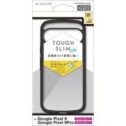 PM-P242TSLFCBK [Google Pixel 9/Google Pixel 9 Pro ケース ハイブリッド カバー 衝撃吸収 軽量 薄型 カメラレンズ保護設計 ワイヤレス充電可 ストラップホール付 ストラップホールシート付 TOUGH SLIM LITE ブラック]