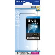 PM-P242UCTCR [Google Pixel 9/Google Pixel 9 Pro ケース ソフト カバー 薄型 カメラレンズ保護設計 ワイヤレス充電可 ストラップホール付 クリア]