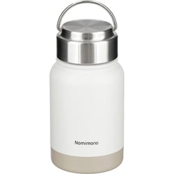 マグボトル 350ml 保冷 保温 ホワイト ステンレス ハンドル付き NQ-0331