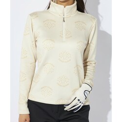 24FW 734536 [ゴルフ レディス 長袖 シャツ 柄 M/OWT]