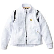 2wayエンボス袋ジャガードブルゾン 774251 999 ホワイト Mサイズ [ゴルフ ジャケット レディース]